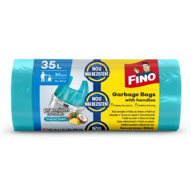 Saci menajeri parfumati, cu manere, FINO Color Premium, 35 L, 30 buc/rola